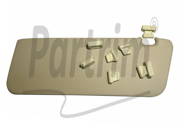 MERCEDES R107 SUNVISOR CLIPS CREAM 1 SETT