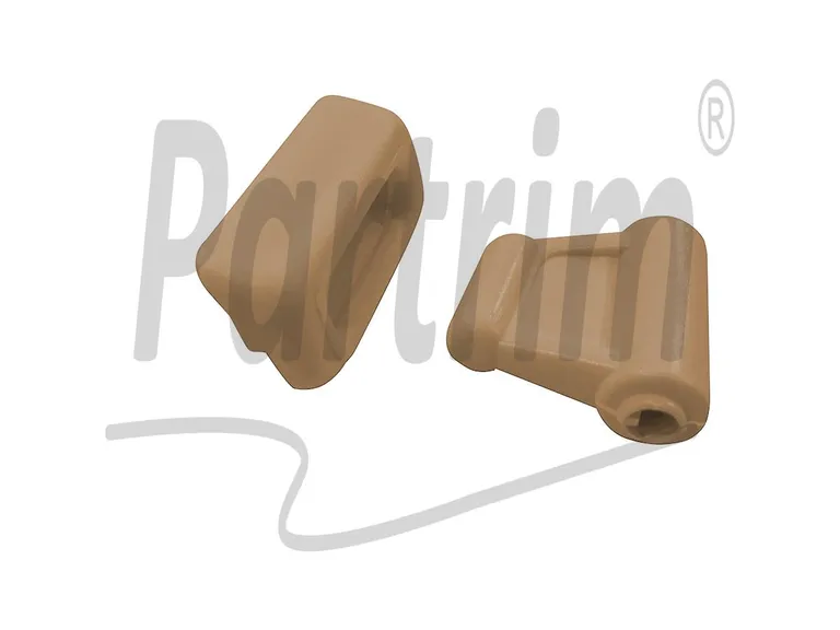 MERCEDES R107 SUNVISOR CLIPS PALOMINO 1 SETT