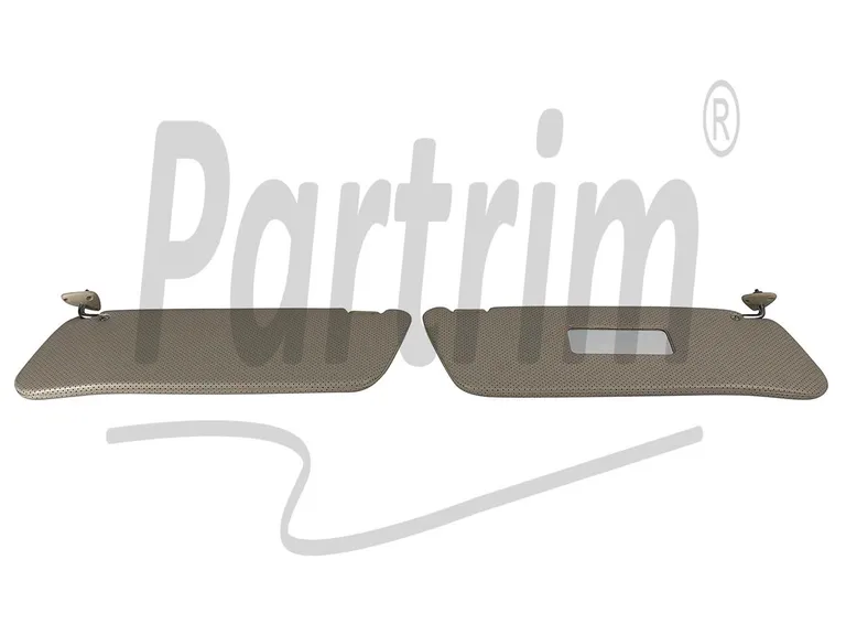 MERCEDES W108 SUNVISOR SET PERFORERT KREM