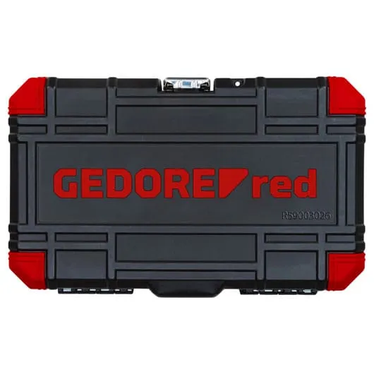 Gedore pipesett 3/8", 26 deler