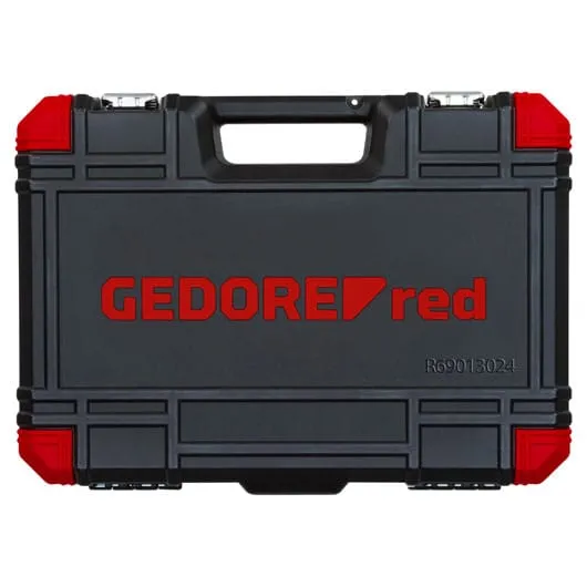 Gedore pipesett 1/2", 24 deler