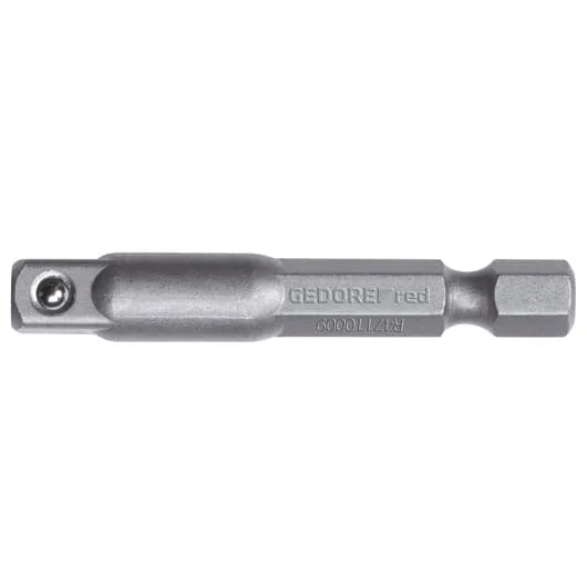 Gedore pipeadapter 1/4" - firkantdrev til sekskant