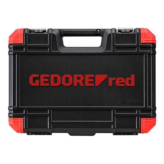 Gedore Torxverktøysett, 1/4"+1/2", 75 deler