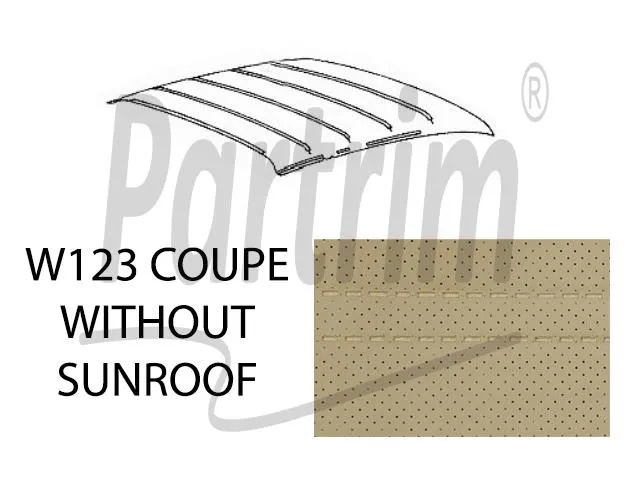 MERCEDES W123 COUPE HEADLINER