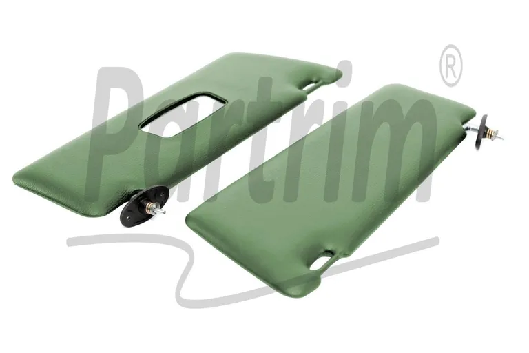 MERCEDES W123 SUNVISOR GRØNN