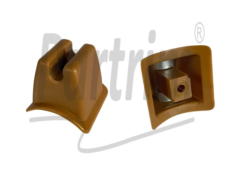 MERCEDES W113 PAGODA SUNVISOR CLIP 1967 & 1971 / 250 SL 280 SL TOBACCO