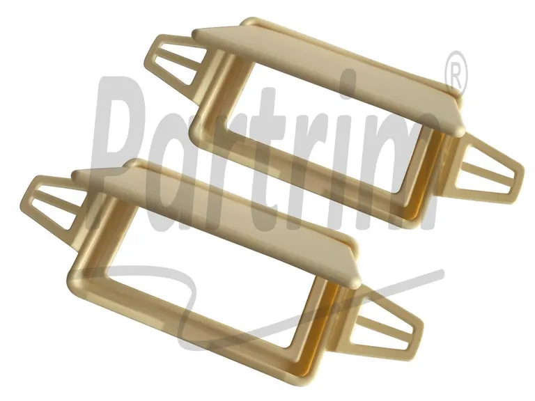 MERCEDES W210 & W211 SUNVISOR SPEIL DEKSEL CREAM 2 STK R&L