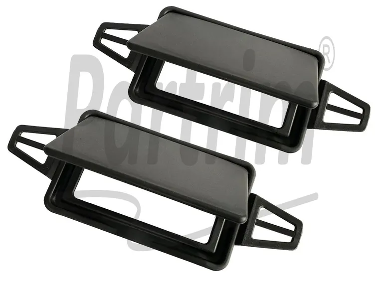 MERCEDES W210 & W211 SUNVISOR SPEILDEKK SORT 2 STK R&L