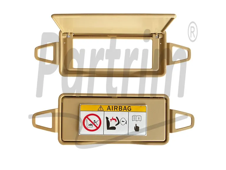 MERCEDES W212 SUNVISOR SPEILDEKK BEIGE 2 STK R&L