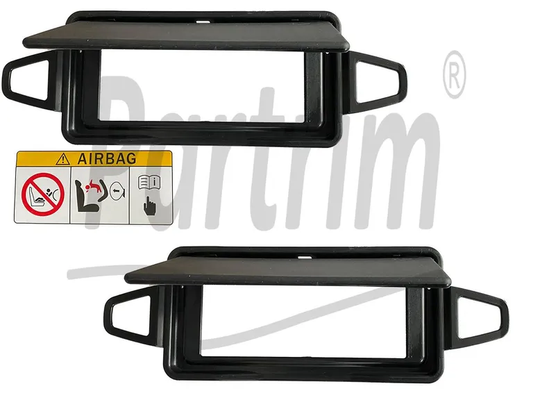 MERCEDES W212 SUNVISOR SPEIL DEKSEL SORT 2 STK R&L