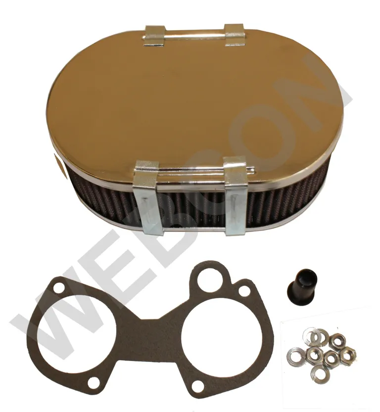 Kromluftfilter for Weber DCOE