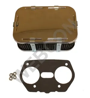 Kromluftfilter for Weber IDF