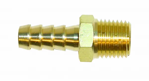 Rett slangenippel 1/4 NPT 