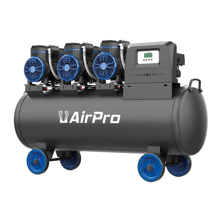 AirPro kompressor, stillegående 3hk/100l.