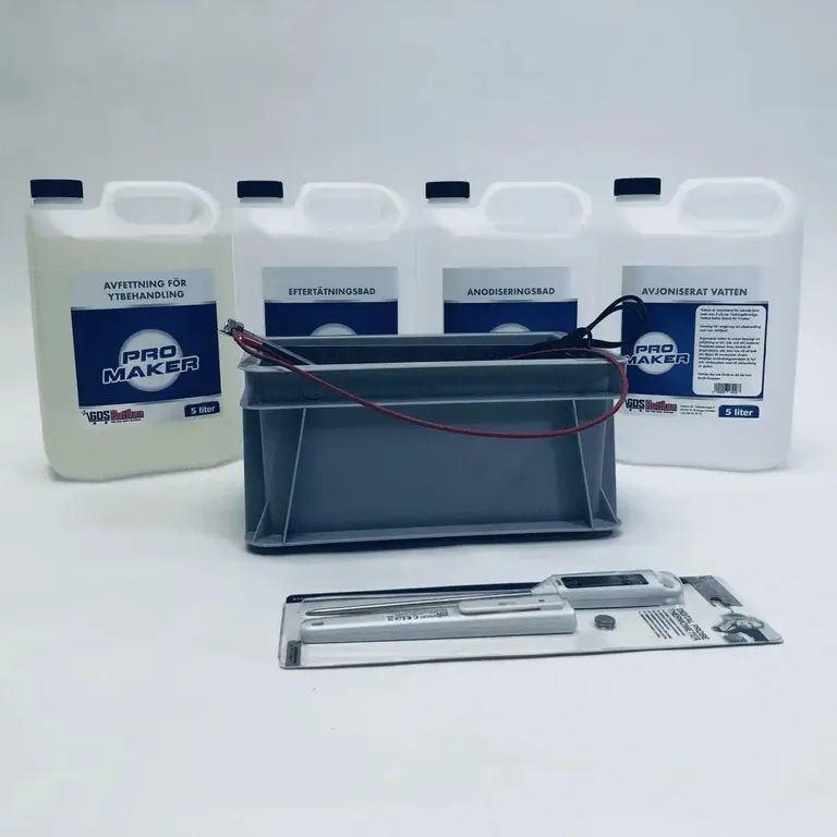 Anodisering av aluminium – startpakke