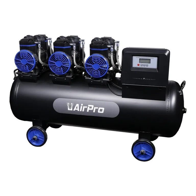 AirPro kompressor, stillegående 3hk/100l.