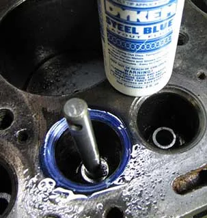 Dykem Steel Blue - Merkefarge på sprayboks