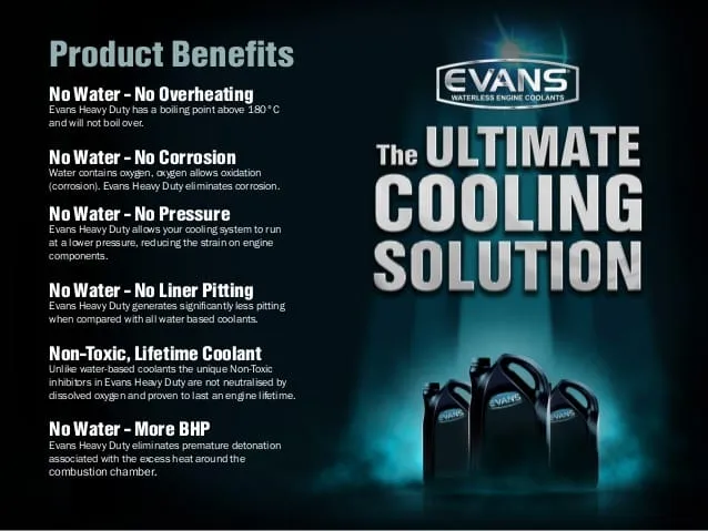 Evans Heavy Duty Cool 180°C kjølevæske