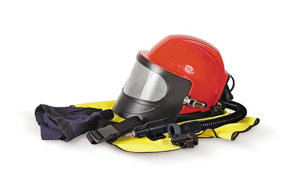 Contracor sandblåsehjelm m/friskluft