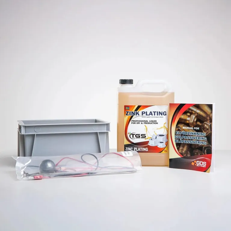 Elektroforzinking startpakke – Liten uten strømforsyning