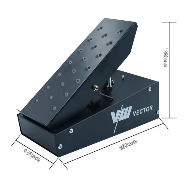 Fotpedal for Vector TIG-apparater, med hun-kontakt