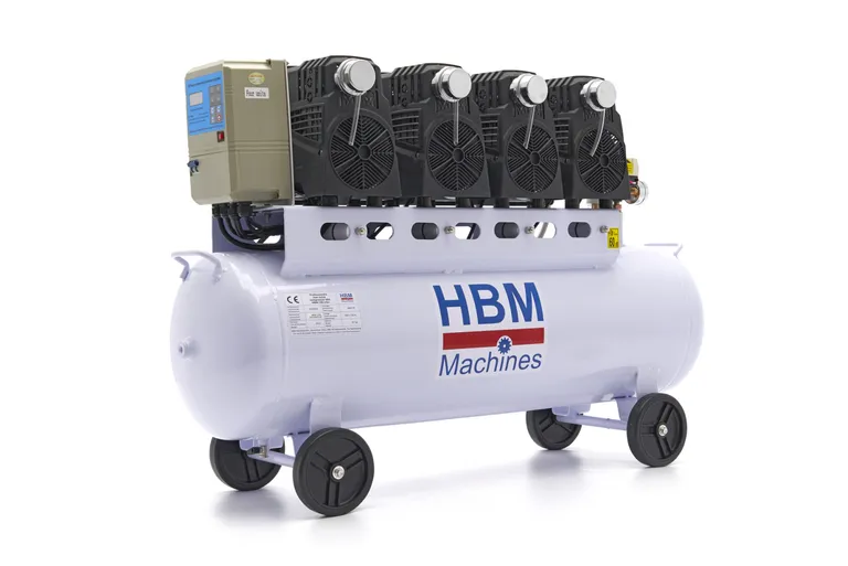 Stillegående kompressor, 4 hk./80 l. 