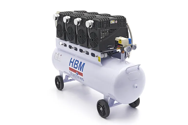 Stillegående kompressor, 4 hk./80 l. 