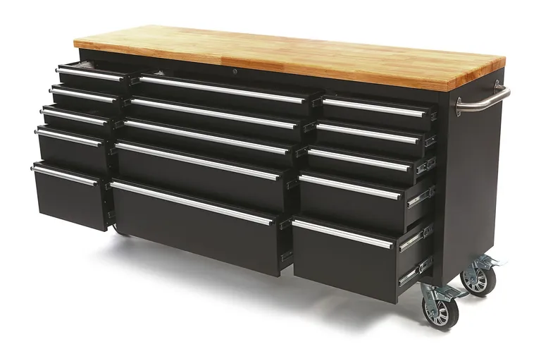 Verktøyvogn/arbeidsbenk, proff 182 cm.