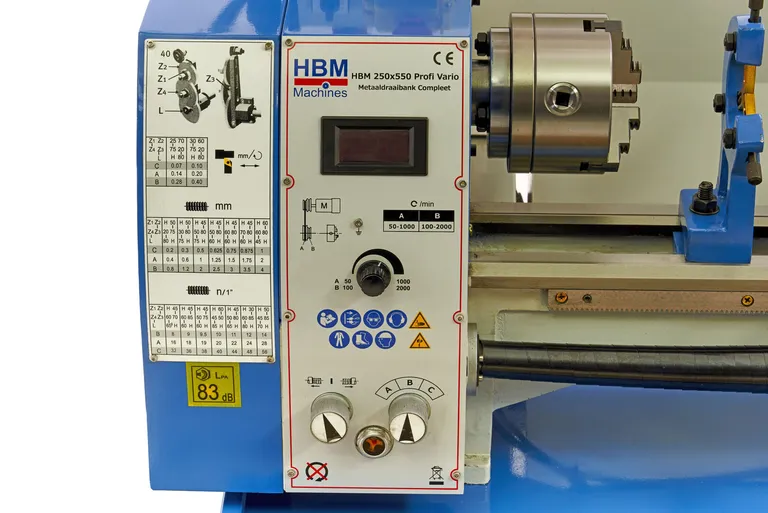 HBM dreiebenk 250x550 vario