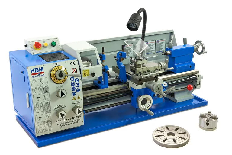 Dreiebenk m/girkasse, 280x600 mm.