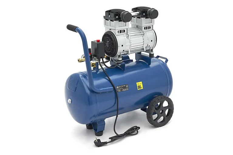 Stillegående kompressor, 2 hk/50 l.