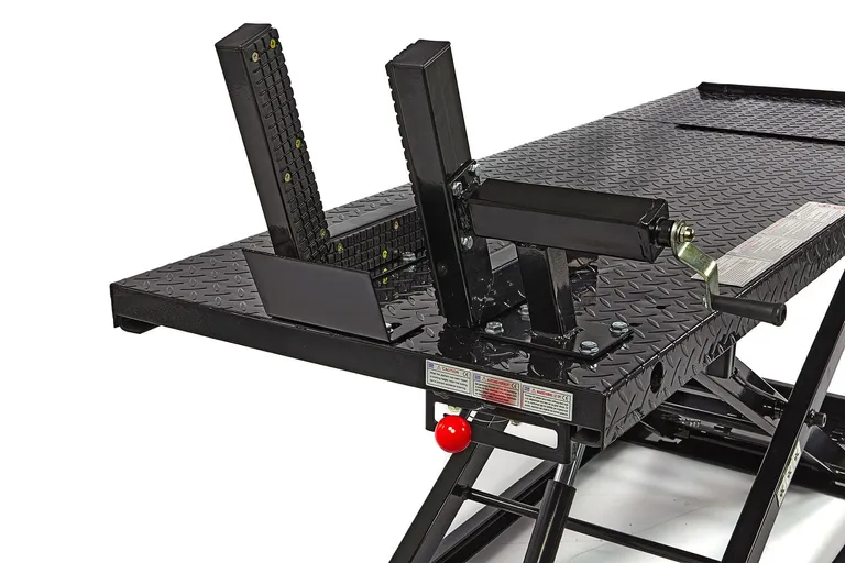 MC-løftebord, lufthydraulisk 700 kg, sort