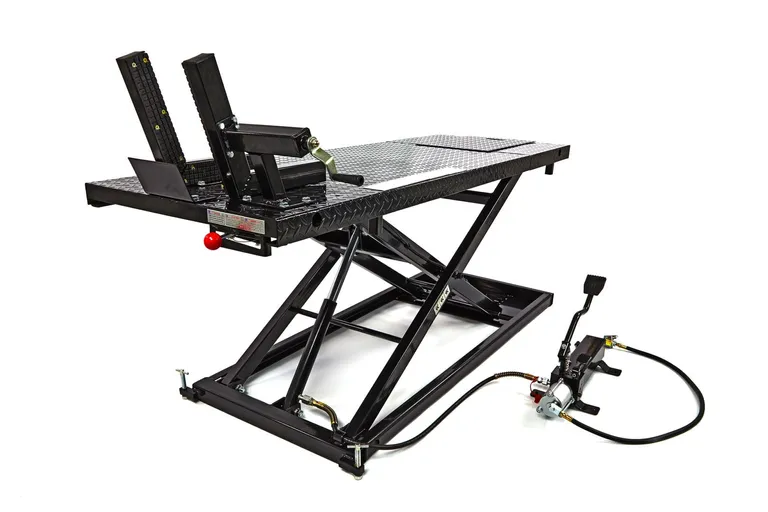 MC-løftebord, lufthydraulisk 700 kg, sort