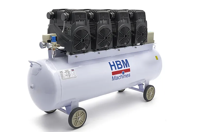 Stillegående kompressor, 7 hk./200l.