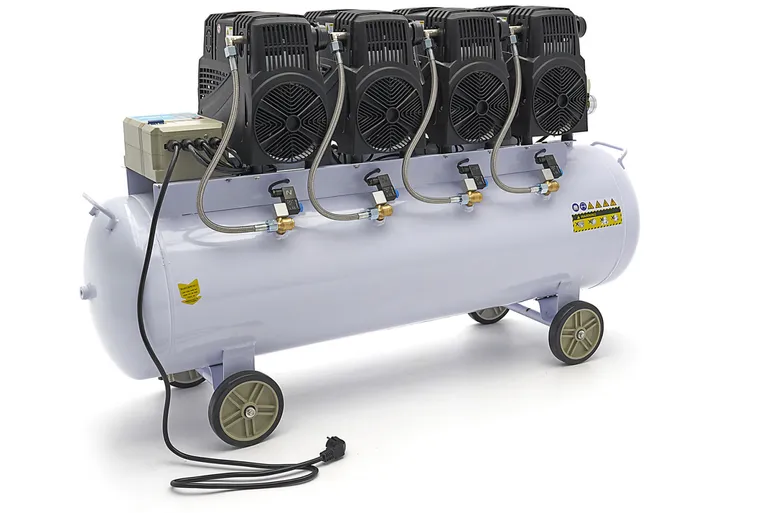 Stillegående kompressor, 7 hk./200l.