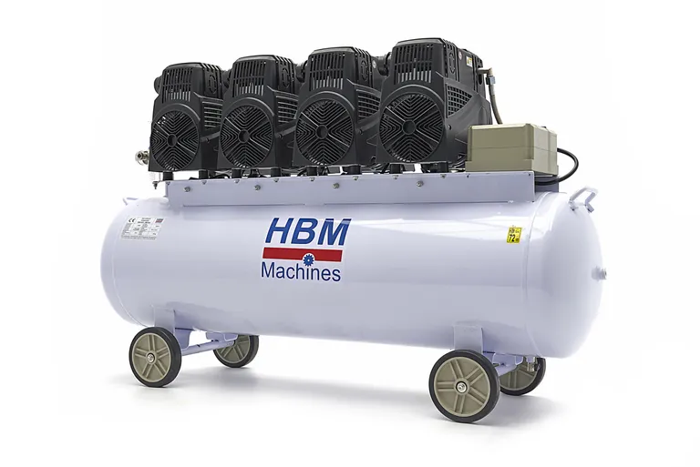 Stillegående kompressor, 7 hk./200l.
