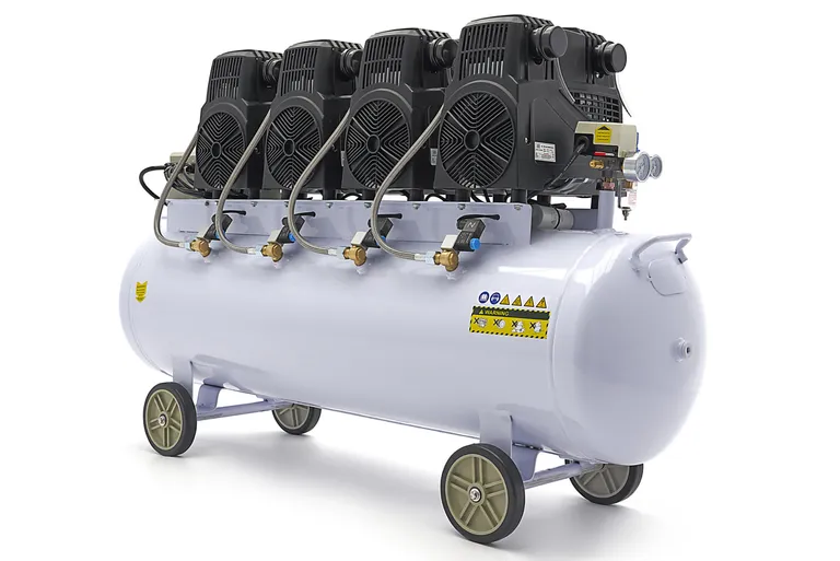 Stillegående kompressor, 7 hk./200l.