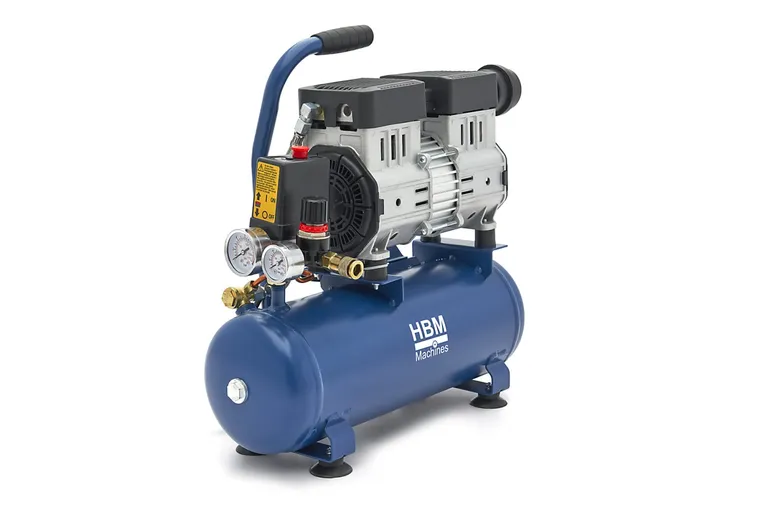 Stillegående kompressor, 550W/8 liter
