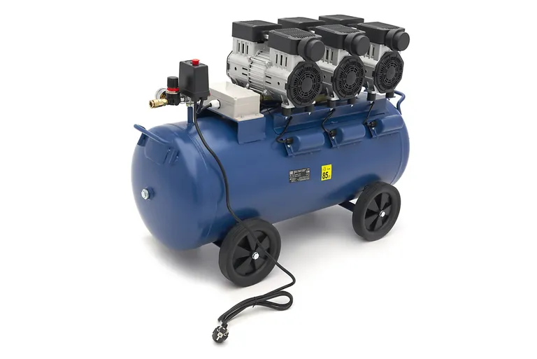 Stillegående kompressor, 3 hk./70 l. 