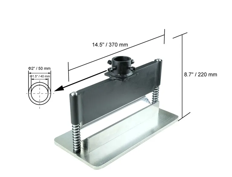 Kantknekke for hydraulisk presse, 305x5 mm.