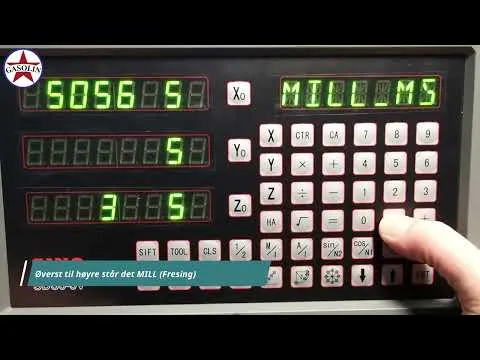 Digitaldisplay 2-akse, kort arm