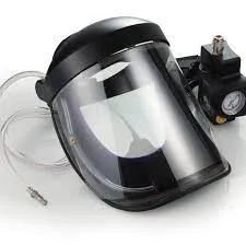 Friskluftmaske for sliping og lakkering