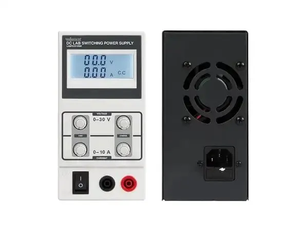 Velleman LABPS3010SM – Strømforsyning 0-30 V 0-10 A
