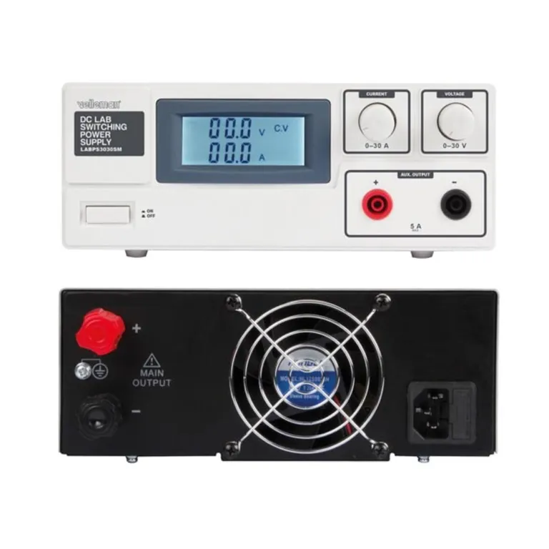 Velleman LABPS3030SM – Strømforsyning 0-30 V 0-30 A