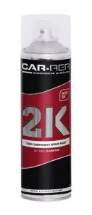 Car-Rep 2K topplakk, RAL3000 Flame Red 500ml.