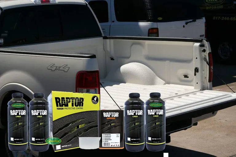 Raptor Bedliner/lasteplanbeskyttelse, hvit