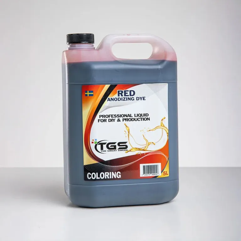 Rødt fargestoff til anodisering