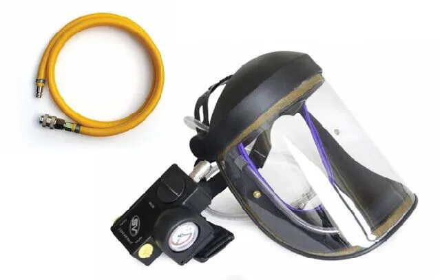 Friskluftmaske for sliping og lakkering
