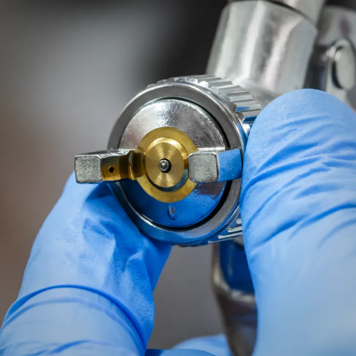 Mini lakkpistol for dørkarmer og småjobber