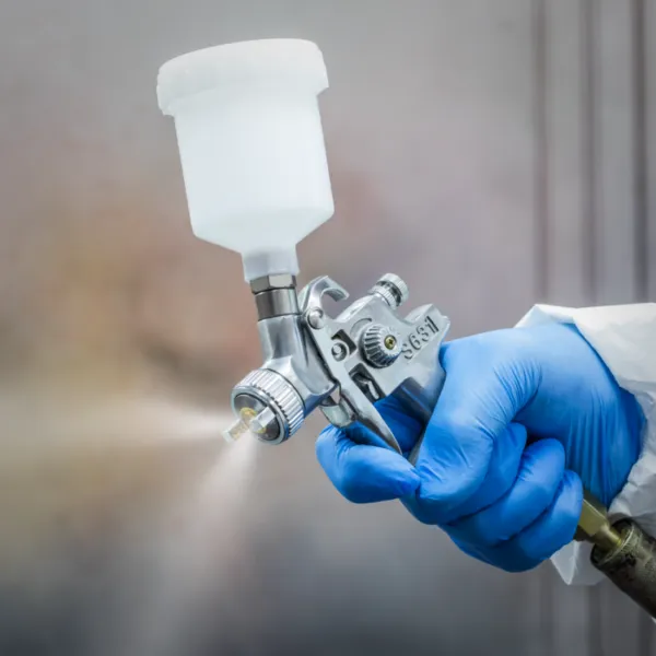 Mini lakkpistol for dørkarmer og småjobber